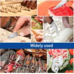 Long Blade Bevel Pointed Hand Carving Knife Utility Knife - Image 4