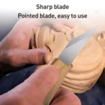 Long Blade Bevel Pointed Hand Carving Knife Utility Knife - Image 5
