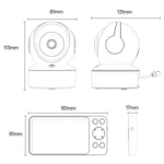 Yesido KM28 5 inch LCD Screen 2.4G WiFi Baby Monitor Care Camera, Plug: UK Plug - Image 15