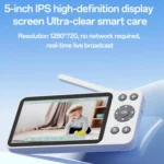 Yesido KM28 5 inch LCD Screen 2.4G WiFi Baby Monitor Care Camera, Plug: UK Plug - Image 5