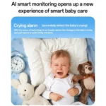 Yesido KM28 5 inch LCD Screen 2.4G WiFi Baby Monitor Care Camera, Plug: UK Plug - Image 8