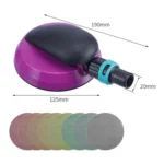 Manual Round Dust Extraction Polishing Hand Grinding Board with Sandpaper Set - Image 3