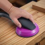 Manual Round Dust Extraction Polishing Hand Grinding Board with Sandpaper Set - Image 4