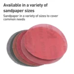 Manual Round Dust Extraction Polishing Hand Grinding Board with Sandpaper Set - Image 9