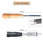 RUITOOL Knockable Through Handle Woodworking Chisel Slotting Chisel Carving Tool - Image 10