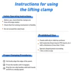 Stainless Steel Panel Lifting Clamp Adaptive Clamp for Wood Tile Marble - Image 8