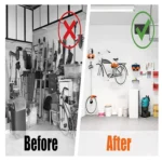 2pcs/Pack Wall Mounted Lawn Mower Dual Hook Stand Heavy Duty Storage Hanger - Image 3