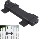 Heavy Duty Metal Door Lock Sliding Security Latch with Padlock Hole for Wooden Fence Yard
