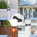 Heavy Duty Metal Door Lock Sliding Security Latch with Padlock Hole for Wooden Fence Yard - Image 5