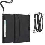 Multifunctional RFID Blocking Passport Book with Long Lanyard