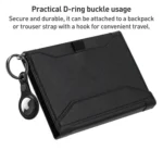Multifunctional RFID Blocking Passport Book with Long Lanyard - Image 2