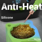 2UUL FD30 Max Clean Full-Size Soldering Tip Cleaning Dock - Image 3