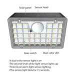 N775B Solar Dual-Color Sensor Wall Light - Image 3