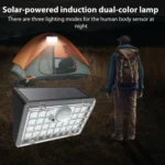 N775B Solar Dual-Color Sensor Wall Light - Image 7