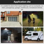 N775B Solar Dual-Color Sensor Wall Light - Image 8