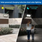 N776B Solar LED High Power Dual Color Sensor Wall Light - Image 5
