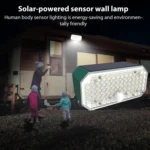 N776B Solar LED High Power Dual Color Sensor Wall Light - Image 8