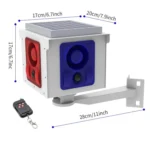 N911U Outdoor 360 Degree Sensor Sound and Light Alarm Animal Repeller - Image 2