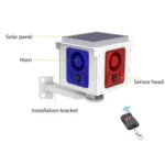 N911U Outdoor 360 Degree Sensor Sound and Light Alarm Animal Repeller - Image 3
