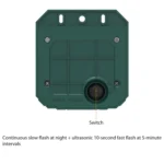 N911Z Solar Powered LED Flashing Infrared Light Animal Repellent - Image 5