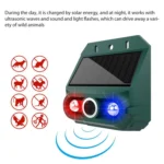 N911Z Solar Powered LED Flashing Infrared Light Animal Repellent - Image 6