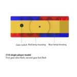 C1A Solar Double Sided LED Strobe Road Warning Light - Image 4