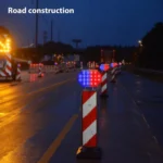 C1A Solar Double Sided LED Strobe Road Warning Light - Image 8