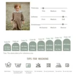 Benzdeer Crawling Clothes Toddler Long Sleeve Jumpsuit - Image 6