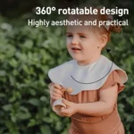 Benzdeer Petal Shape Bib Infants Saliva Towel - Image 8