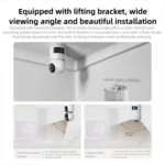 Original Xiaomi Mijia Smart Camera 4 Dual Lens PTZ 360 Degree AI Detection 5MP WiFi 6 Home Security Mi Home APP Camera - Image 14