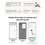 Original Xiaomi Mijia Smart Camera 4 Dual Lens PTZ 360 Degree AI Detection 5MP WiFi 6 Home Security Mi Home APP Camera - Image 15