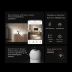 Original Xiaomi Mijia Smart Camera 4 Dual Lens PTZ 360 Degree AI Detection 5MP WiFi 6 Home Security Mi Home APP Camera - Image 3
