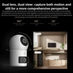 Original Xiaomi Mijia Smart Camera 4 Dual Lens PTZ 360 Degree AI Detection 5MP WiFi 6 Home Security Mi Home APP Camera - Image 5