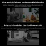 Original Xiaomi Mijia Smart Camera 4 Dual Lens PTZ 360 Degree AI Detection 5MP WiFi 6 Home Security Mi Home APP Camera - Image 7