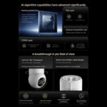 Original Xiaomi Mijia Smart Camera 4 9X Zoom Edition Baby Pet AI Facial Recognition Gesture Call Two-way Voice Camera For Mi Home APP - Image 3