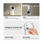 Original Xiaomi Mijia Smart Camera 4 9X Zoom Edition Baby Pet AI Facial Recognition Gesture Call Two-way Voice Camera For Mi Home APP - Image 21