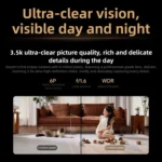 Original Xiaomi Smart Camera 4C 3.5K AI Detection 6MP Full Color Night Vision WiFi 6 Home Security Camera - Image 3
