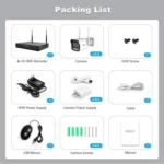 SriHome NVS001-IPC065 5MP 4-CH NVR WiFi IP Camera Kit - Image 11