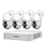 SriHome NVS009-IPC037 5MP 4-CH NVR WiFi IP Camera Kit