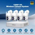 SriHome NVS009-IPC037 5MP 4-CH NVR WiFi IP Camera Kit - Image 2