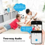 SriHome SH064 8MP HD Two-way Video Mini Camera Supports Night Vision - Image 6