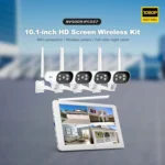 SriHome NVS009-IPC037 2MP 4-CH NVR WiFi IP Camera Kit - Image 2