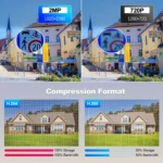 SriHome NVS009-IPC037 2MP 4-CH NVR WiFi IP Camera Kit - Image 5