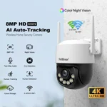 Srihome SH072 8MP Outdoor AI Auto-Tracking Wireless WiFi Security Camera - Image 2