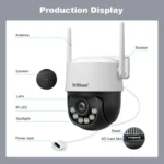 Srihome SH072 8MP Outdoor AI Auto-Tracking Wireless WiFi Security Camera - Image 12