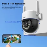 Srihome SH072 8MP Outdoor AI Auto-Tracking Wireless WiFi Security Camera - Image 4