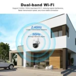 Srihome SH072 8MP Outdoor AI Auto-Tracking Wireless WiFi Security Camera - Image 6