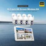 SriHome NVS009-IPC059 5MP 4-CH NVR WiFi IP Camera Kit - Image 2