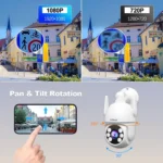 SriHome NVS009-IPC059 5MP 4-CH NVR WiFi IP Camera Kit - Image 6