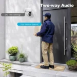 SriHome DH005 4MP 2K Low Power Consumption Wireless Security Camera System with Solar Panel - Image 9